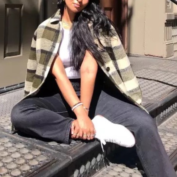 Madewell Belrose Shirt-Jacket in Maran Plaid - Picture 3 of 12